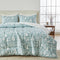 Reversible Christmas Comforter and Sham Set Enchanted Woods Blue