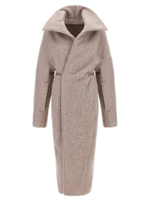 Rick Owens Dracucollar Belted Coat