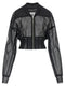 Rick Owens Dracucollar Cropped Bomber Jacket
