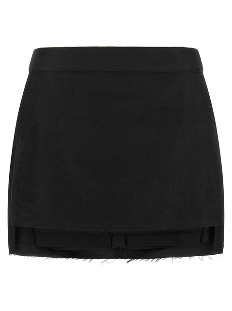Rick Owens Fog Cutoff Skirt