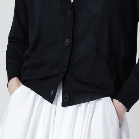 Roberto Collina Navy wool cardigan