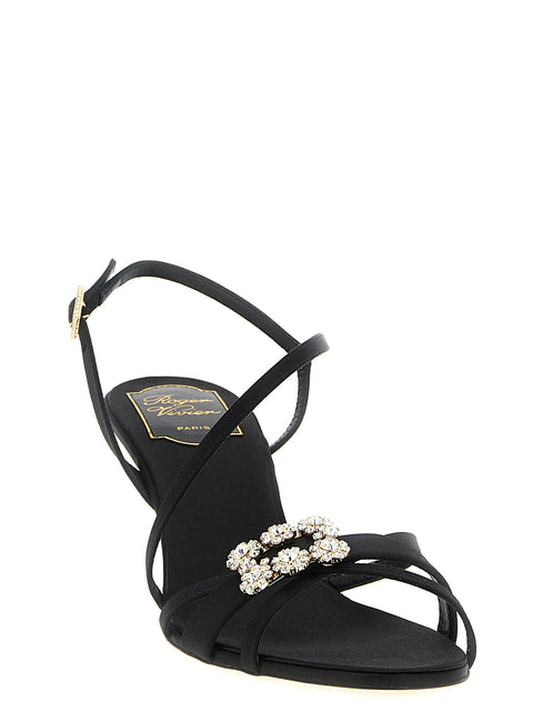 Roger Vivier Mini Flower Strass Sandals