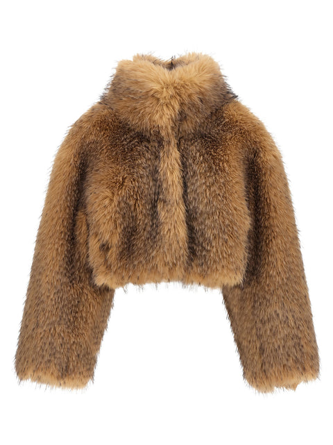 Rotate Birger Christensen Cropped Fur