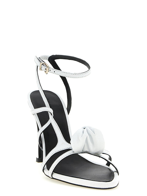Rotate Birger Christensen Leather Knot Sandals