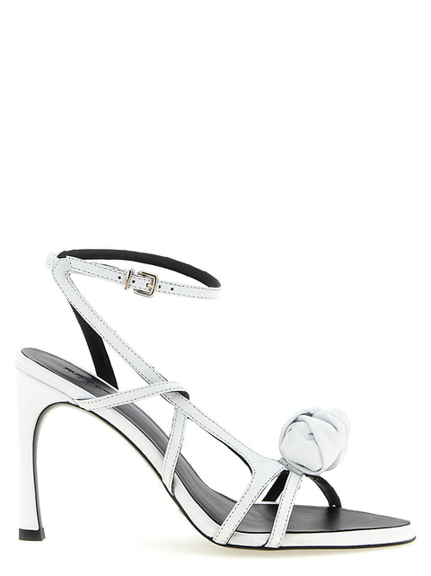 Rotate Birger Christensen Leather Knot Sandals