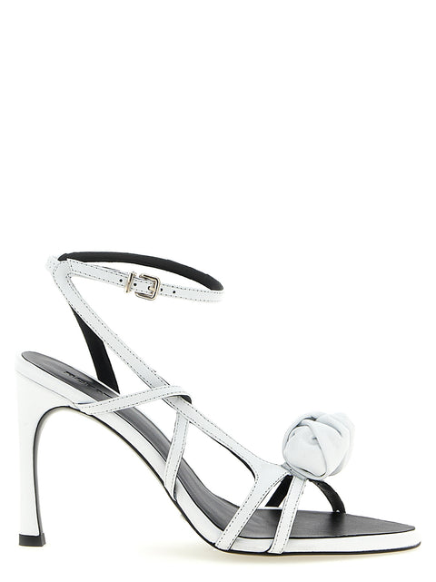 Rotate Birger Christensen Leather Knot Sandals