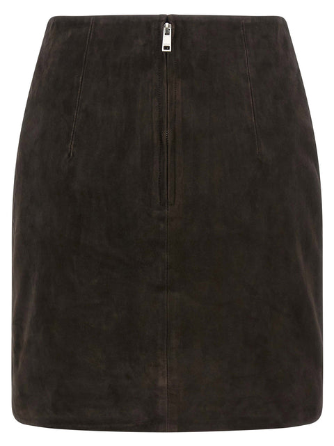 Rotate Birger Christensen Suede Skirt
