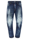 Dsquared2 Bro Jeans With Paint Details