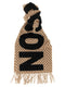 J.w.anderson Herringbone Logo Scarf