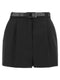 Elisabetta Franchi Belted Wool Shorts