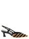 Stuart Weitzman Vinnie Pony Hair Slingbacks