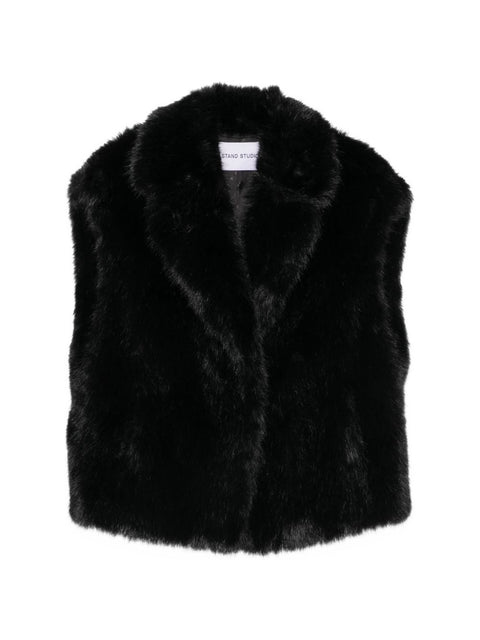 STAND STUDIO Coats BLACK