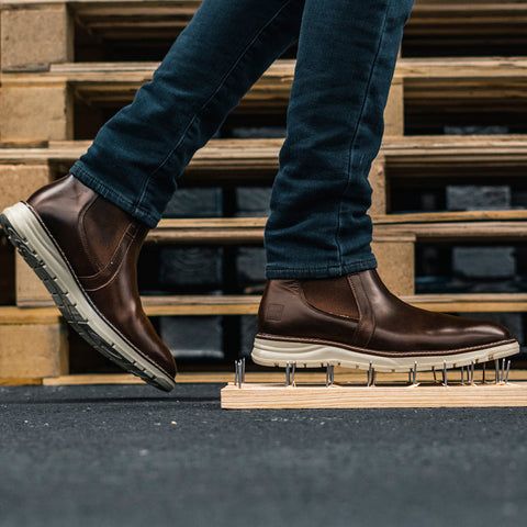 STEEL TOE CHELSEA BOOT BECKS BROWN-Chelsea Boots-Proxon Premium Workwear-6-Urbanheer