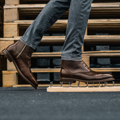 STEEL TOE LACE UP BOOT MICH BROWN-Lace-up-Proxon Premium Workwear-6-Urbanheer