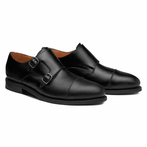 STEEL TOE MONK STRAP SHOE DANTE BLACK-Executive Safe-Proxon Premium Workwear-6-Urbanheer