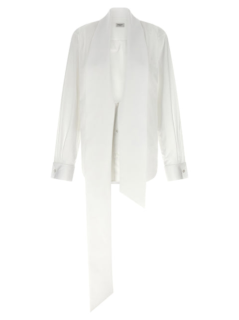 Saint Laurent Lavallière Collar Shirt