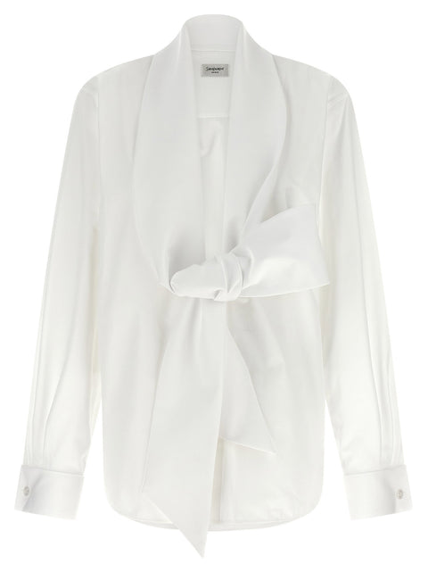 Saint Laurent Lavallière Collar Shirt