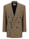 Saint Laurent Prince Of Wales Houndstooth Blazer