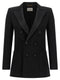 Saint Laurent Satin Lapel Blazer