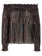 Saint Laurent Smock Stitch Blouse