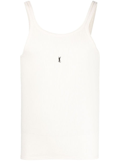 Saint Laurent Top White-Men > Clothing > Topwear-Saint Laurent-L-White-Urbanheer