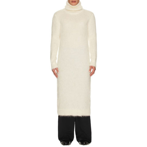 Saint Laurent White Mohair Sweatshirt