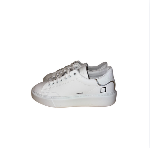 D.A.T.E Leather Sneakers White
