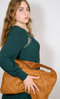 Intrecciato (Braided) Shoulder - Cognac