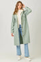 Twofer Hoodie Solid Coat Faded - Seafoam