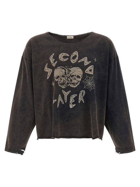 Second/Layer Skull T-shirt