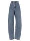Self-Portrait Blue Barrel Leg Jeans