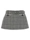 Self-Portrait Bouclé Wool Skort