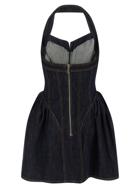 Self-Portrait Denim Dress