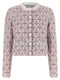 Self-Portrait Floral Collar Cardigan