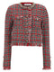 Self-Portrait Fringed Knit Jacket