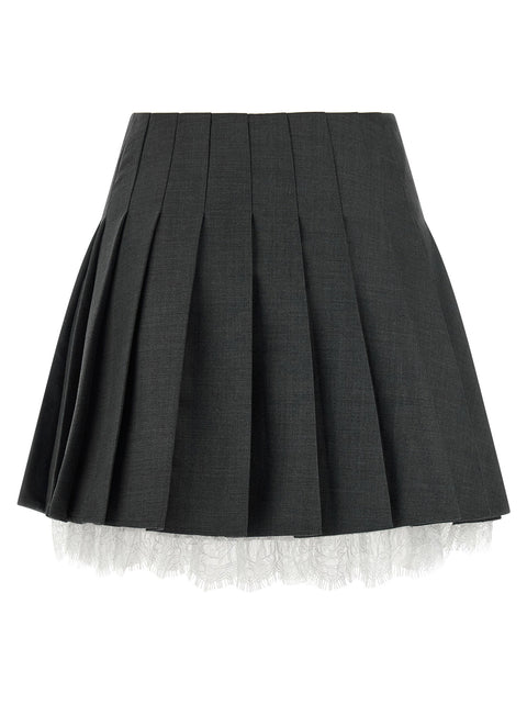 Self-Portrait Pleated Skirt