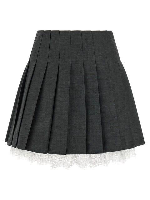 Self-Portrait Pleated Skirt