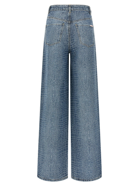 Self-Portrait Rhinestone Jeans