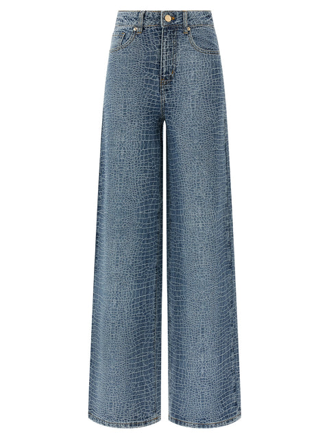 Self-Portrait Rhinestone Jeans