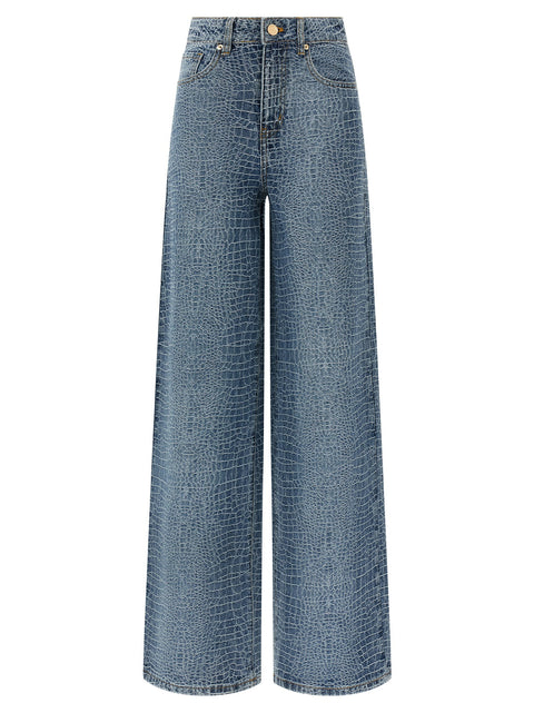 Self-Portrait Rhinestone Jeans