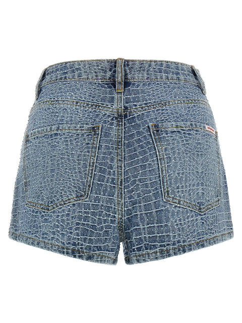 Self-Portrait Rhinestone Shorts