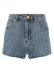 Self-Portrait Rhinestone Shorts