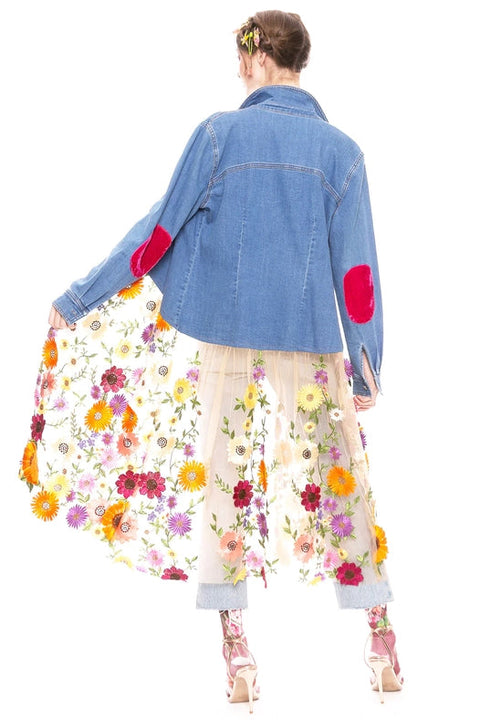 Shelley Denim Maxi Shirt-Shirt-Aratta-XS-Denim Blue-Urbanheer