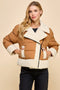 Sherpa Trim Padded Puffer Jacket-Puffer Jacket-TCEC-S-CAMEL-Urbanheer