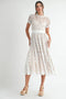 Short Sleeve Lace Midi Dress White-Dress-Endless Blu-S-White-Urbanheer