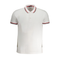 Short‑Sleeve Polo Shirt - White/Black/Red
