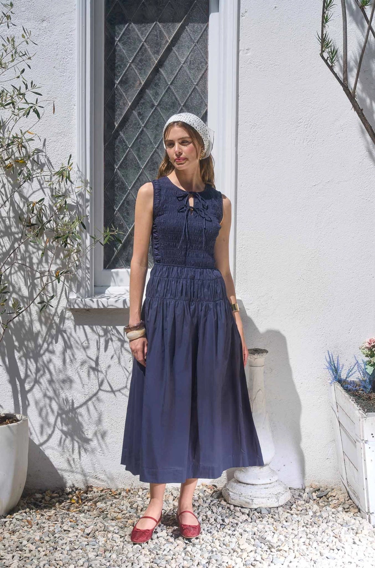 CLEO SMOCKED DRESS