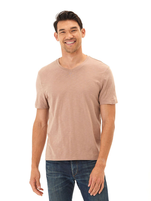 Slub Jersey V-Neck Tee