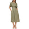 Smock Waist Woven Midi Sage-Dress-Kensie & Siena-2-Urbanheer
