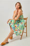 Smocked Yoke A-Line Skirt or Dress Beach Forest-Dress-Mystree-S-Beach Forest-Urbanheer